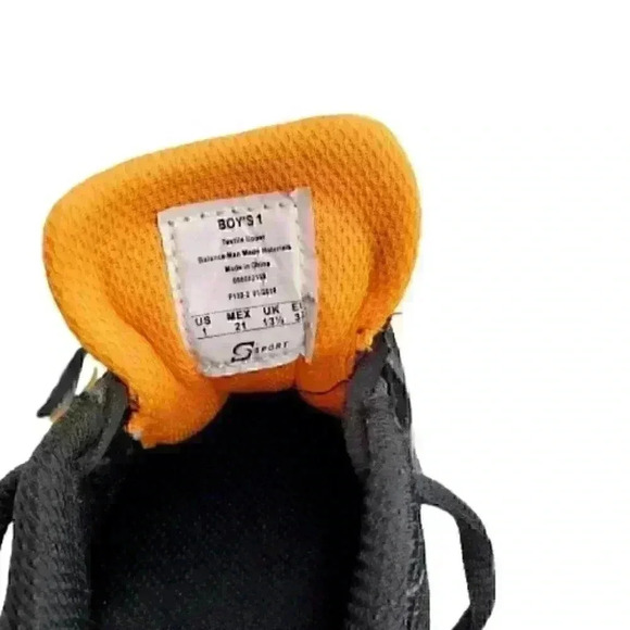 Sport Skechers Boys Sz 1 Black Advantage Oxford - Picture 9 of 9